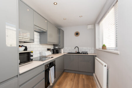 Short term lettings - fully equipped kitchen