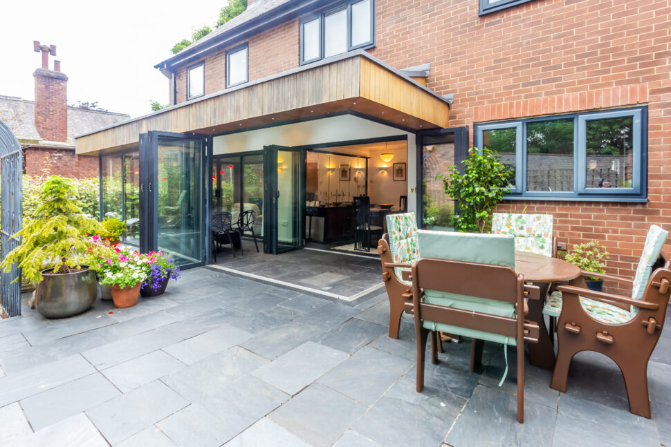 Bifold doors to patio area