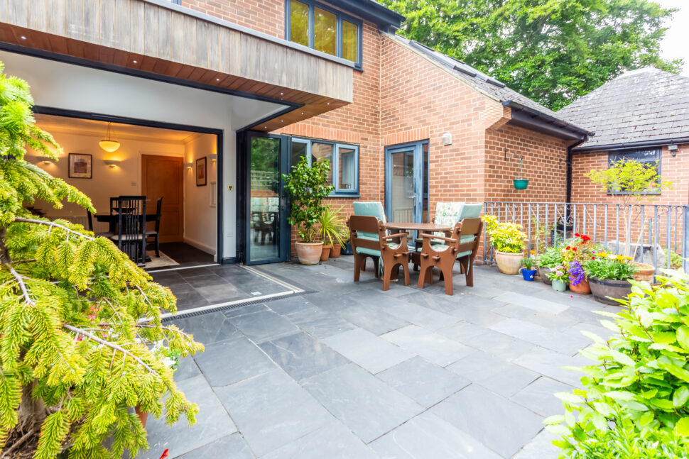 Bifold doors to patio area