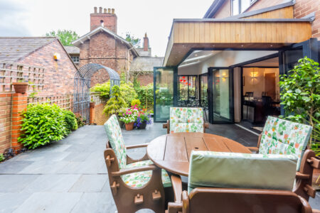 Bifold doors to patio area