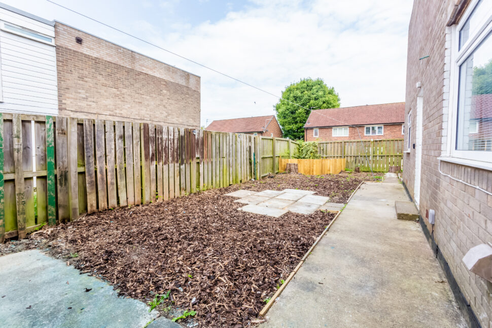 Semi detached garden